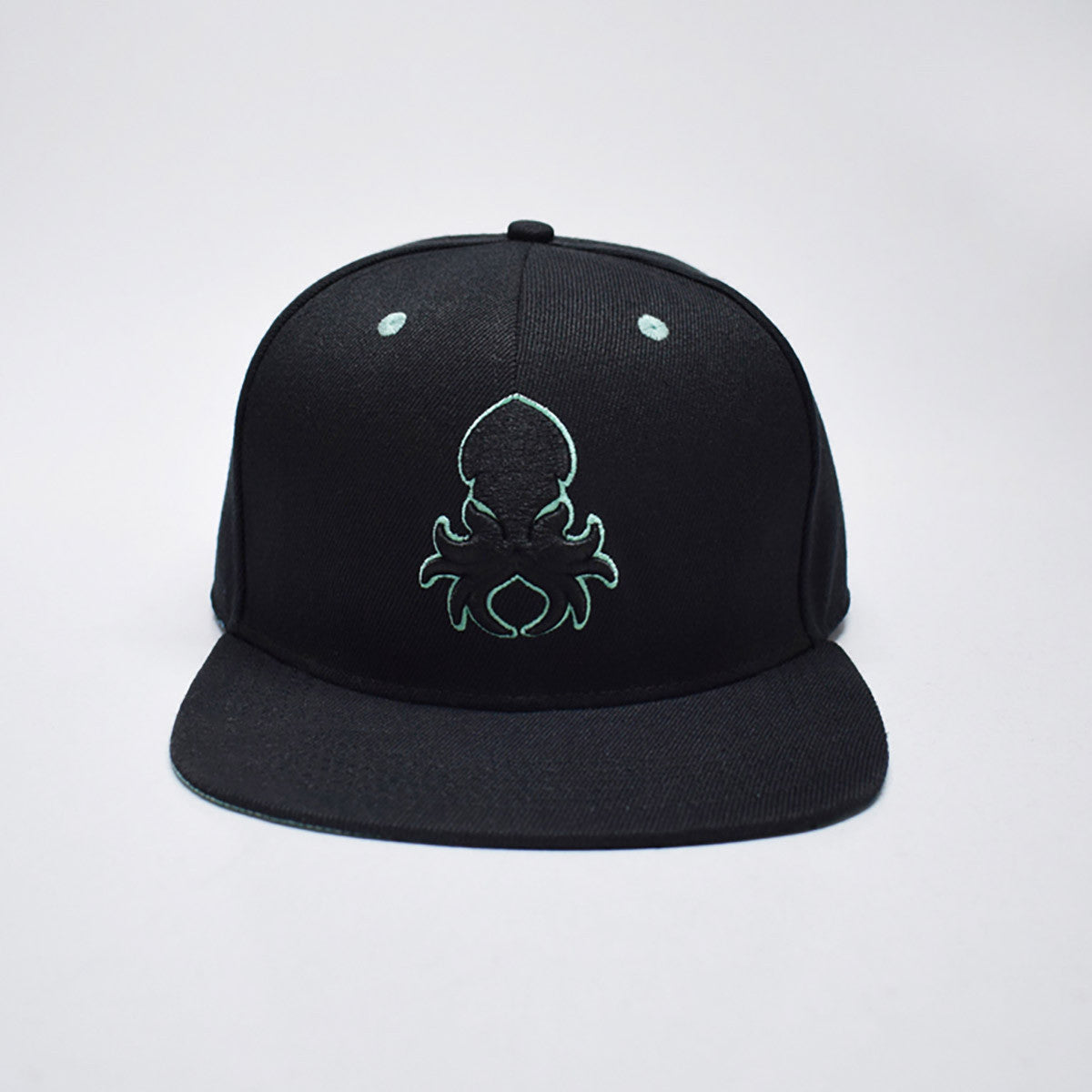 Kraken Logo Teal Silhouette  Snapback Lifestyle Hat